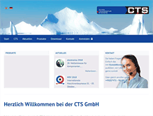 Tablet Screenshot of cts-umweltsimulation.de