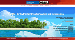 Desktop Screenshot of cts-umweltsimulation.com