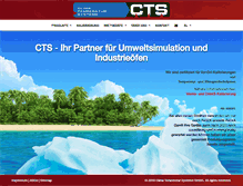 Tablet Screenshot of cts-umweltsimulation.com